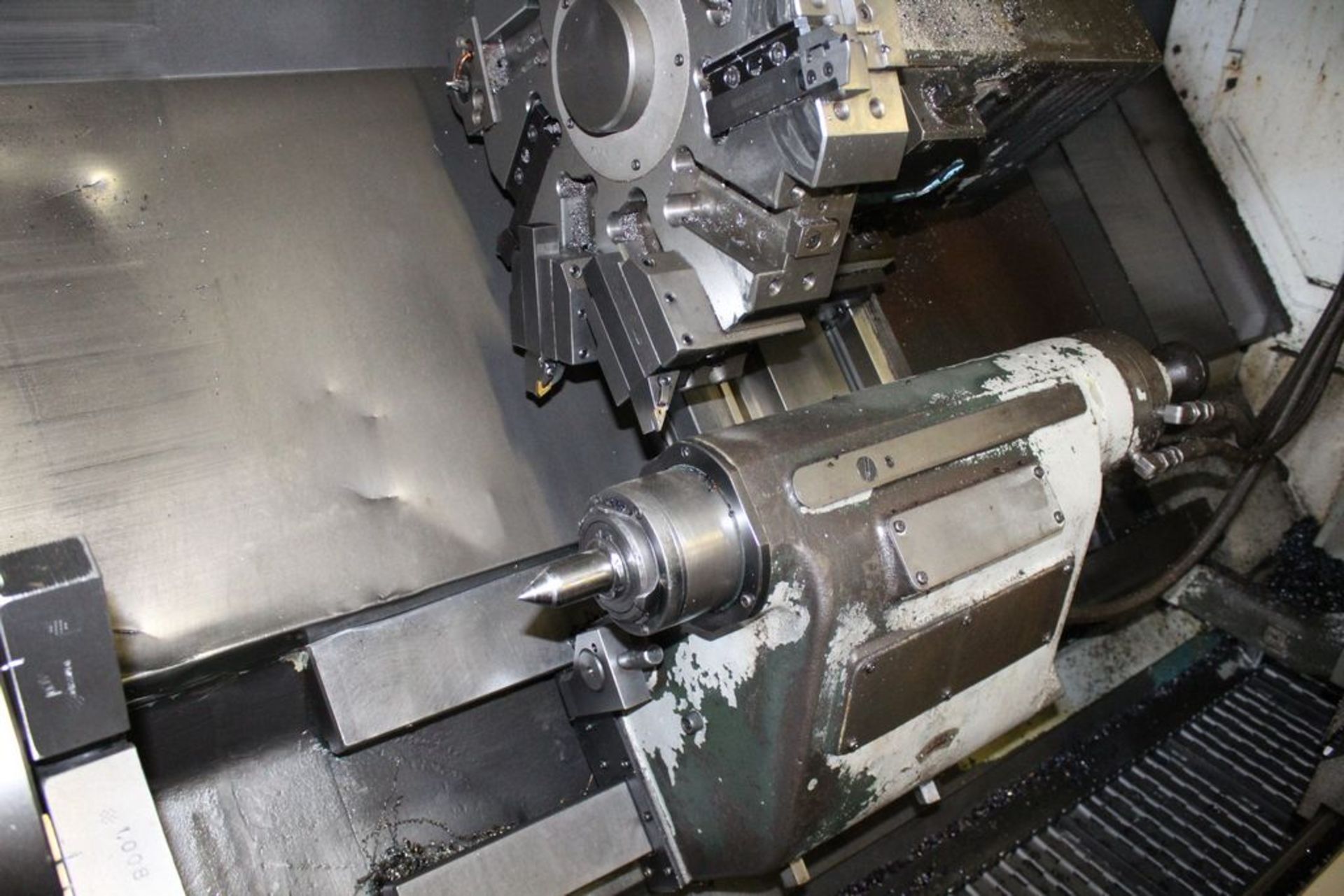 MORI SEIKI MODEL SL-25 CNC TURNING CENTER, S/N 6521, 10ö 3-JAW CHUCK, TAILSTOCK, MF-T6 CONTROL, WITH - Image 5 of 6