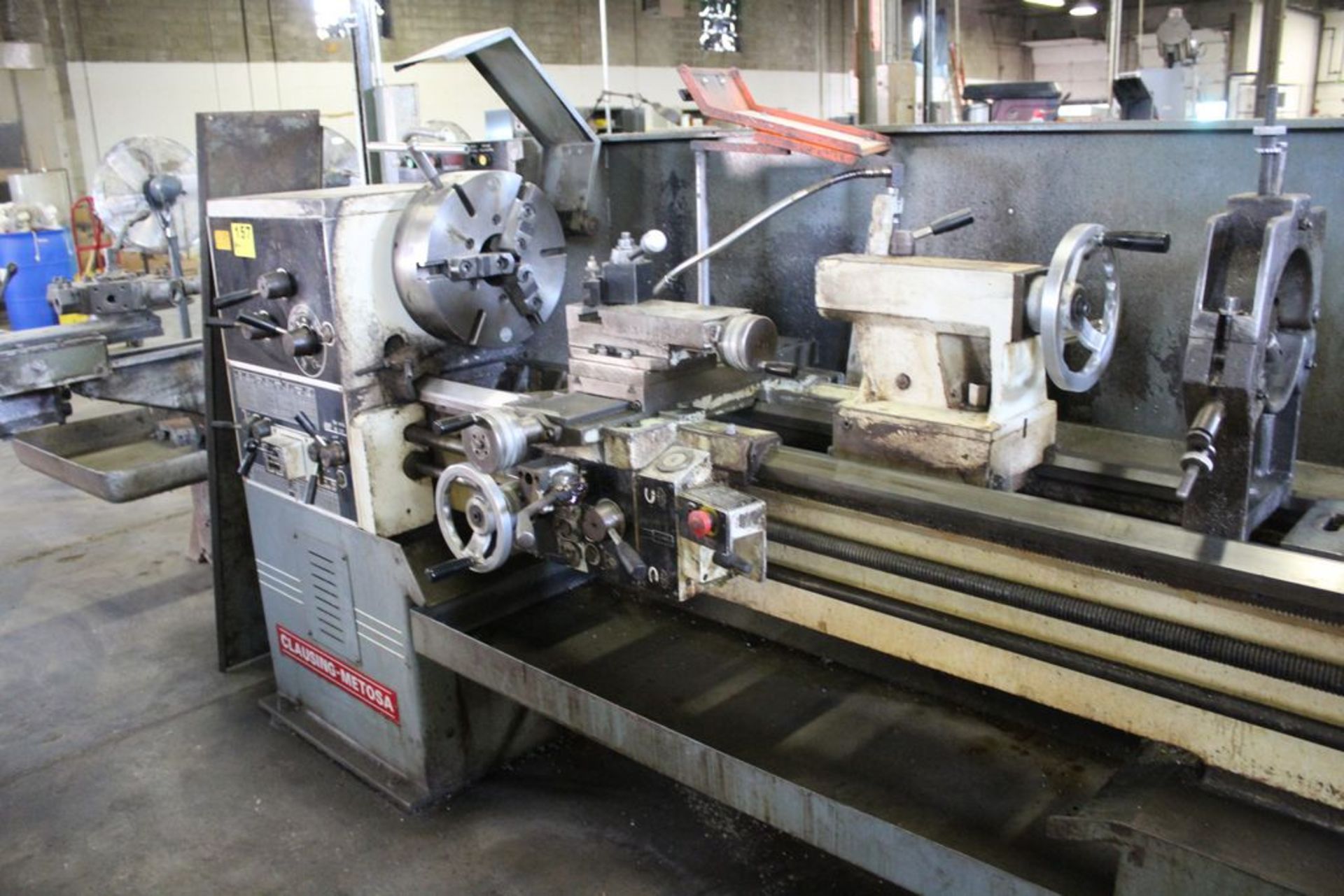 CLAUSING-METOSA 21ö/32öX72ö TOOL ROOM LATHE, S/N 3356, 11ö LENGTH OF GAP, 1700 SPINDLE RPM, 15ö 3- - Image 5 of 5