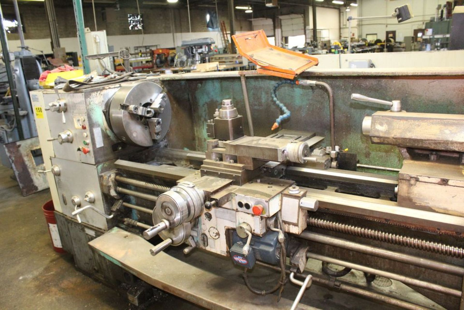 PROMASTER 2160 GAP BED LATHE, 21" SWING WITH 60" BETWEEN CENTERS, 12" GAP, 1,800 RPM, 4" HIS, WITH