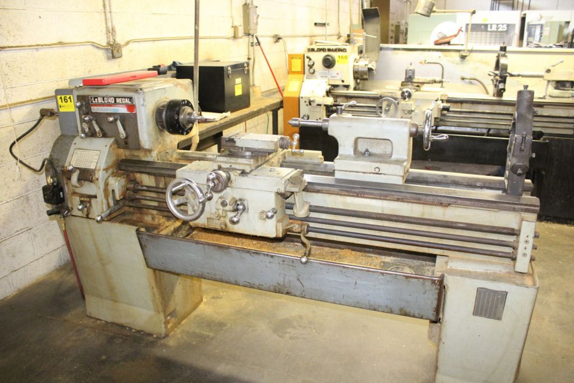 LEBOND REGAL, 15" X 48" TOOL ROOM LATHE, SPINDLE SPEED, 1,200 RPM, WITH TAILSTOCK AND STEADY REST