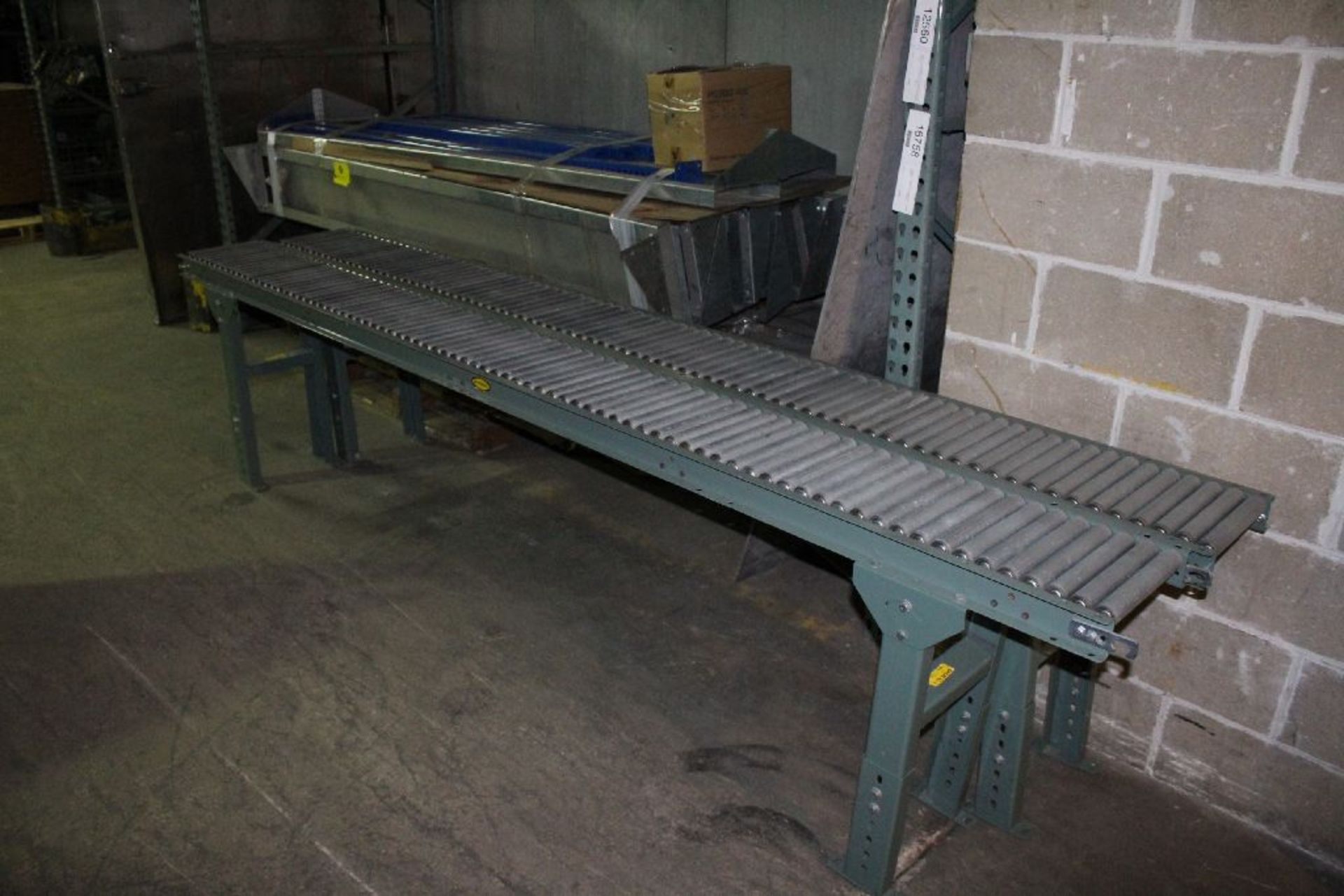 (2) 10" X 8' LONG ROLLER CONVEYORS