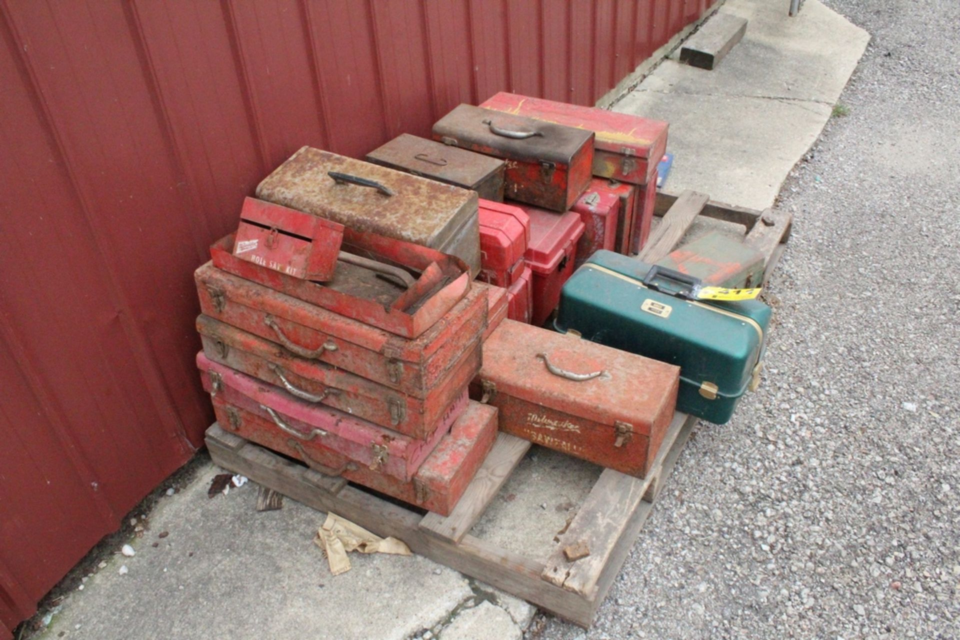 TOOL BOXES ON SKID