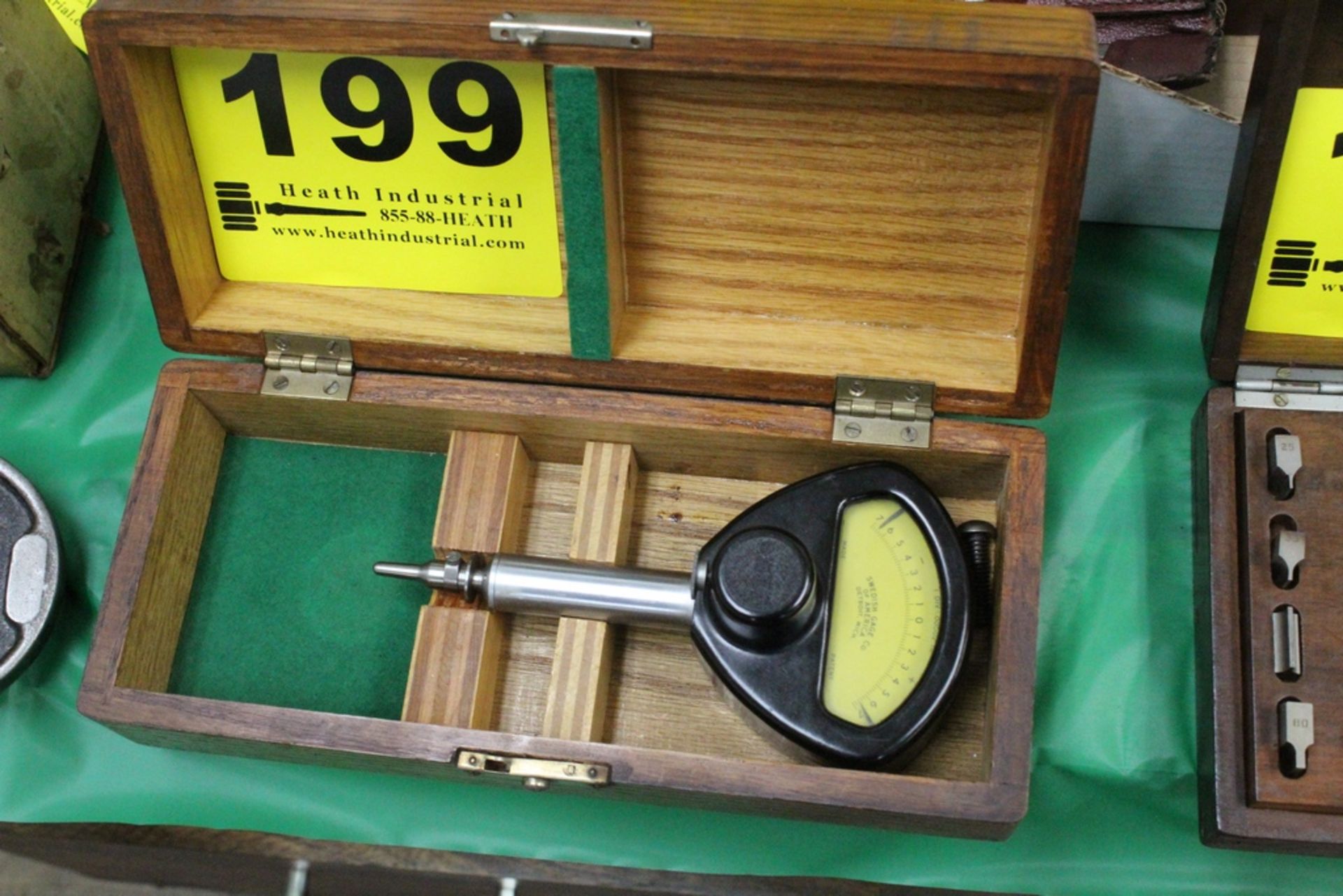 SWEDISH GAGE IN WOOD CASE