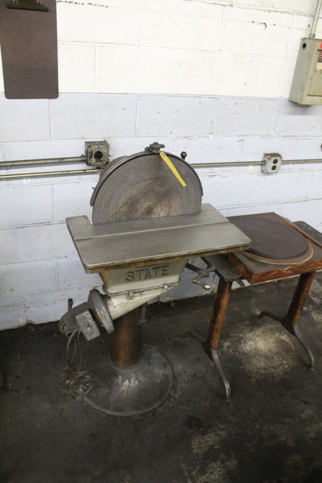 STATE 16” MODEL DI6 DISC SANDER, S/N 4546