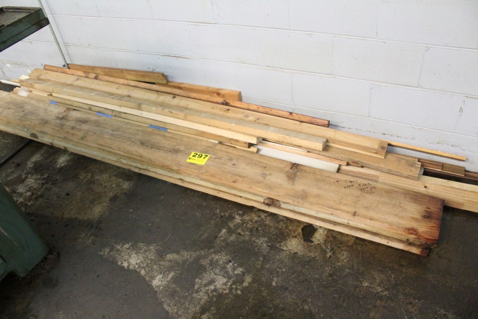 (3) 2" X 10" X 10' PLANKS & ASSORTED LUMBER