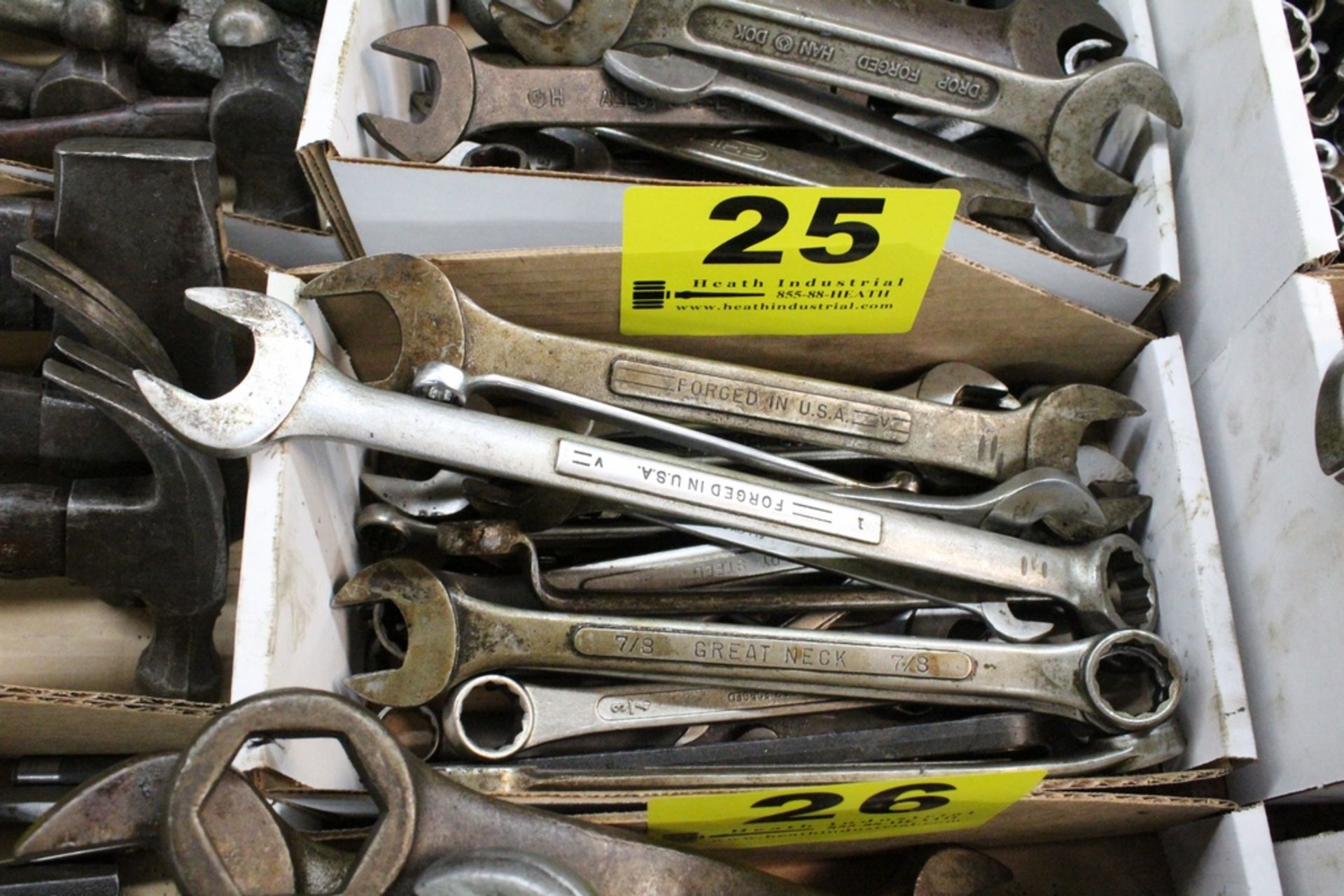 ASSORTED BOX WRENCHES IN BOX