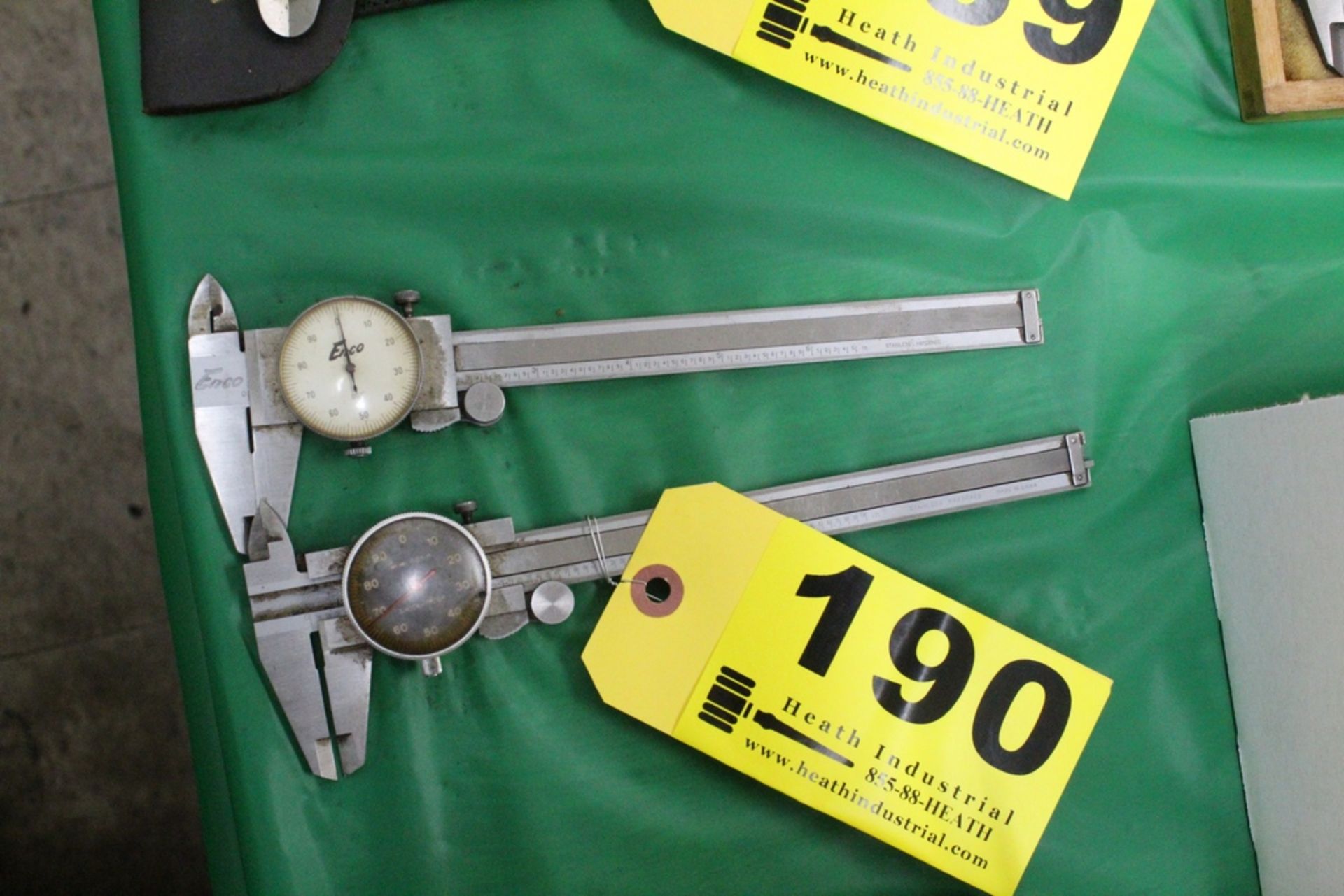 (2) ASSORTED 6" VERNIER CALIPERS