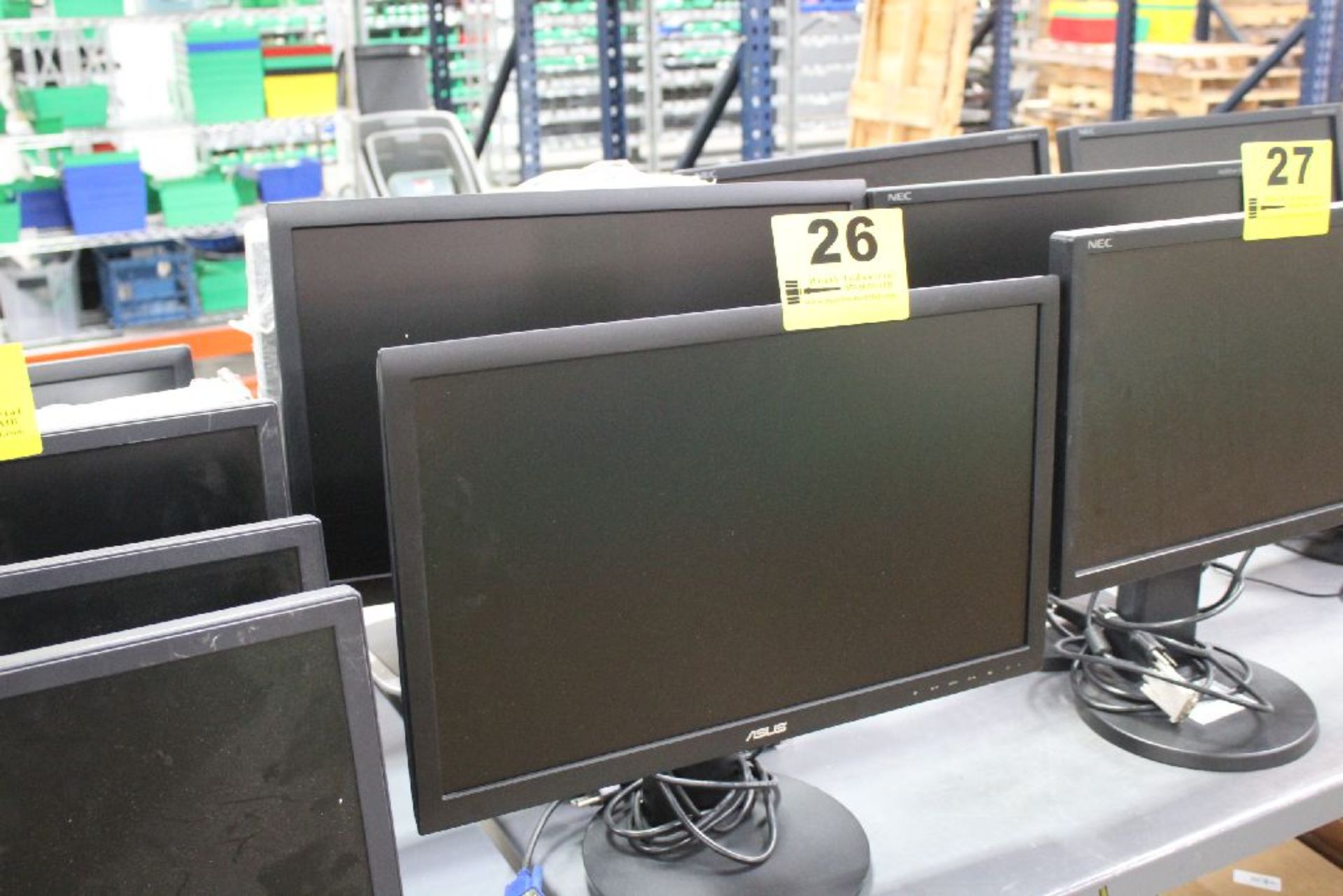 (3) ASSORTED FLATSCREEN MONITORS, 21", 21" & 19"