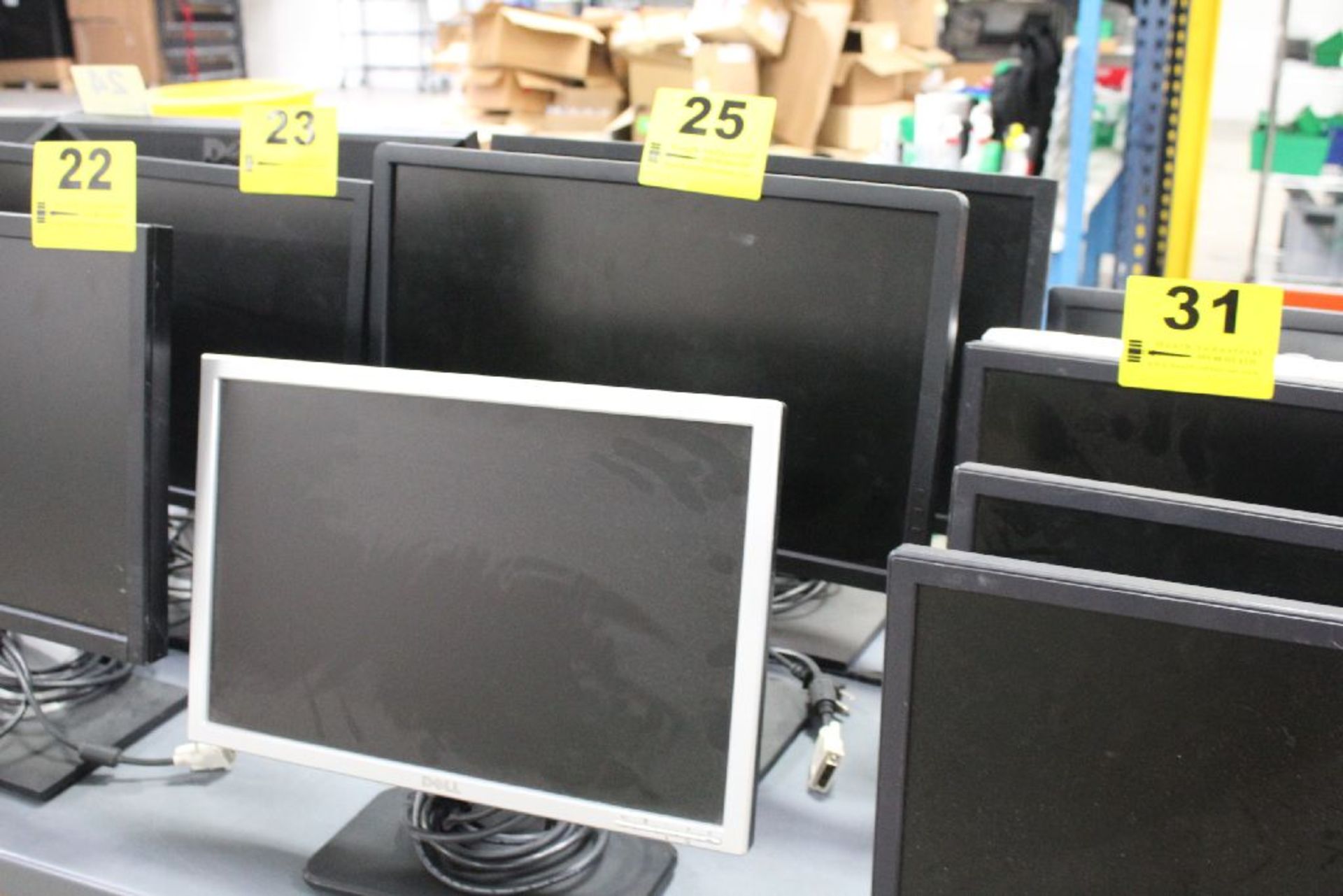 (3) ASSORTED FLATSCREEN MONITORS, 23", 21" & 19"