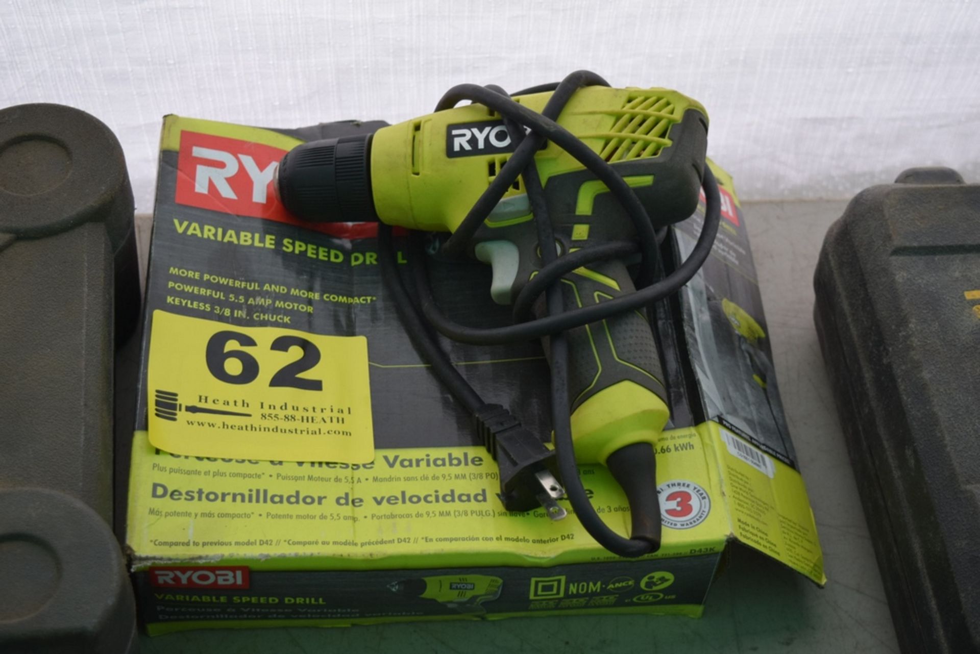 RYOBI ELECTRIC DRILL IN BOX