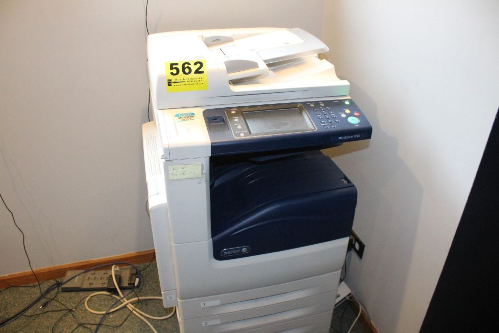 XEROX WORKCENTER 7225 COLOR COPIER WITH FOUR PAPER TRAYS