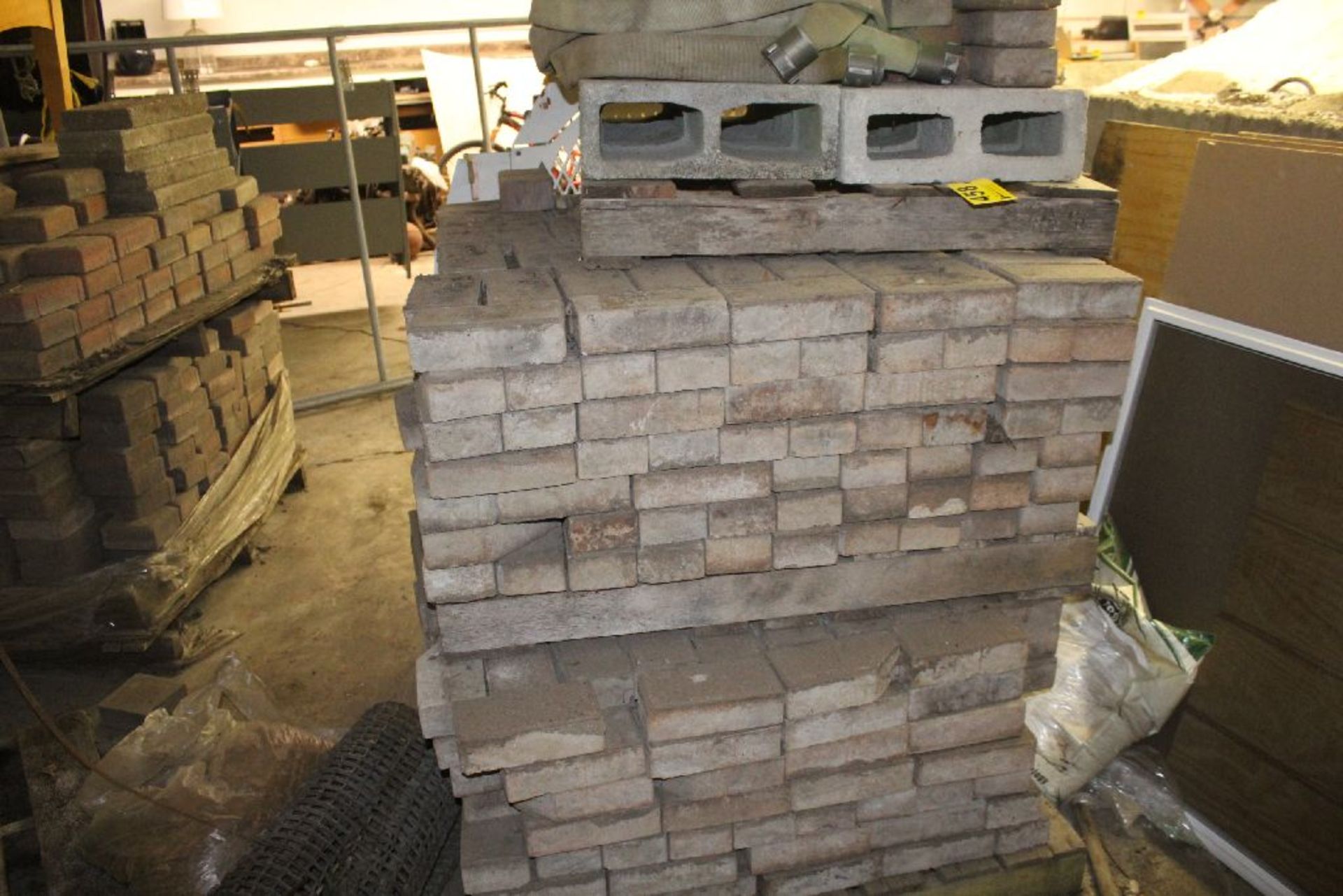 STACK OF PAVER BRICKS