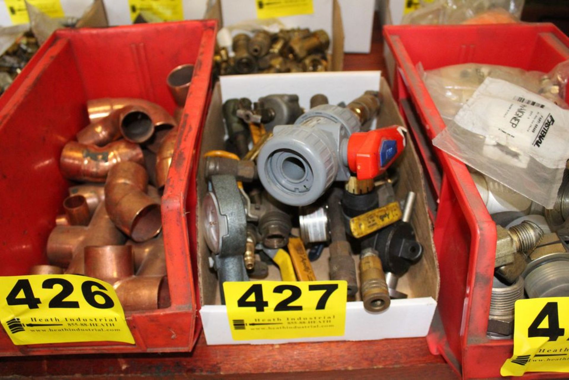 ASSORTED AIR VALVES AND GAGES