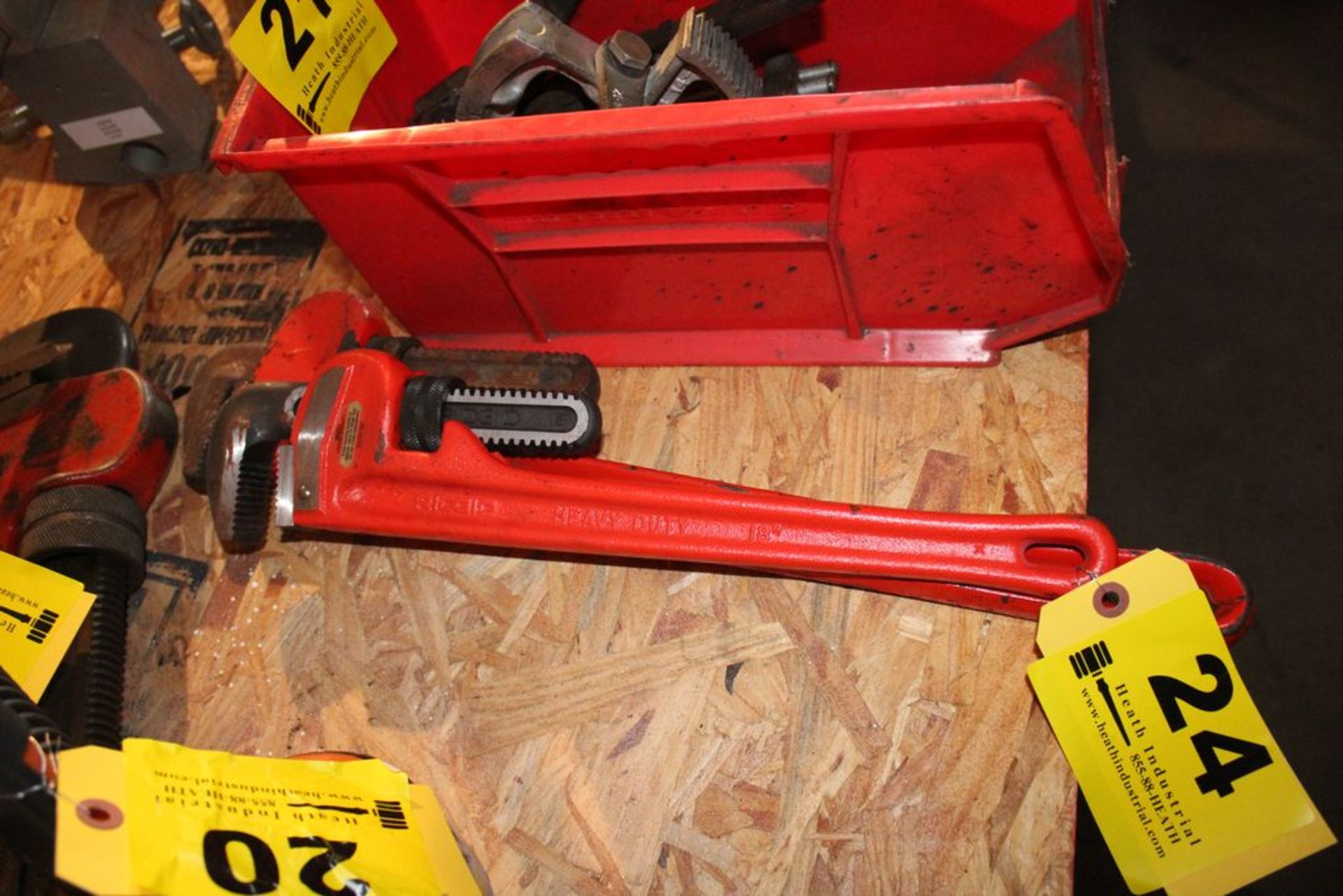 RIDGID 18" AND PITTSBURGH 24" PIPE WRENCHES