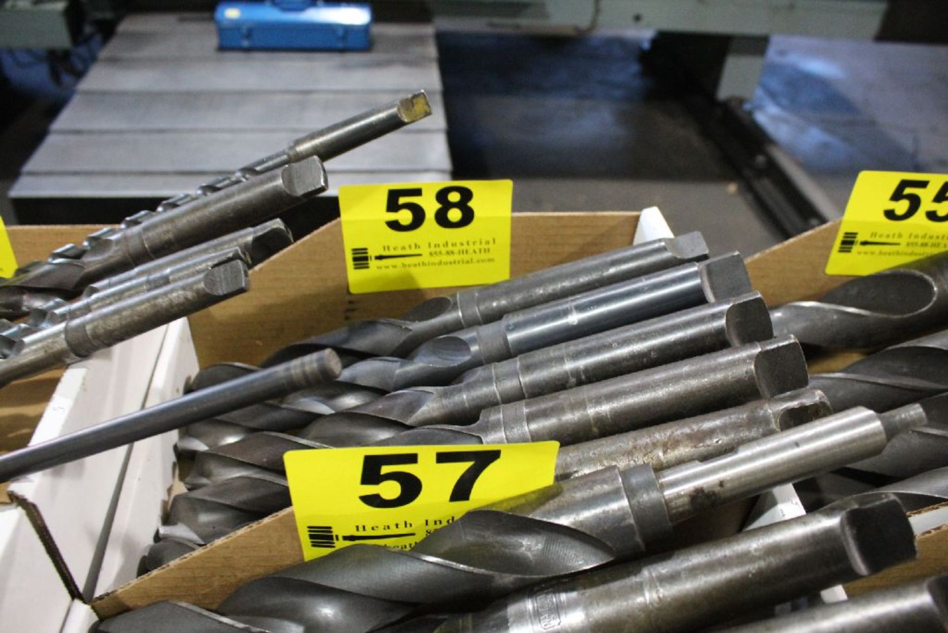 LARGE CAPACITY TAPER SHANK DRILL BITS