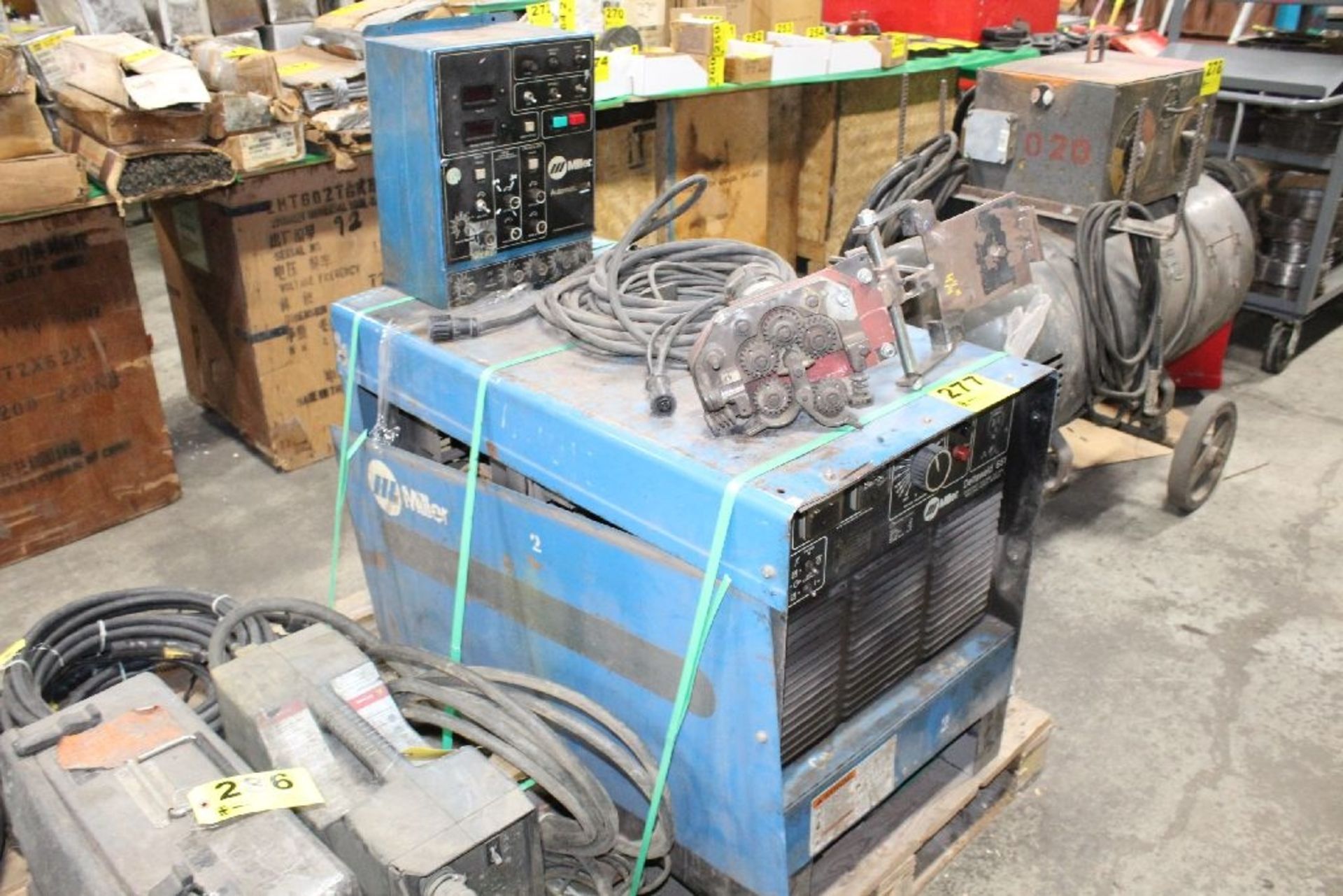 MILLER DELTAWELD 651 CONSTANT VOLTAGE DC WELDING POWER SOURCE, VOLTS 200/230/460, 60 HZ, 136/118/ - Image 6 of 6