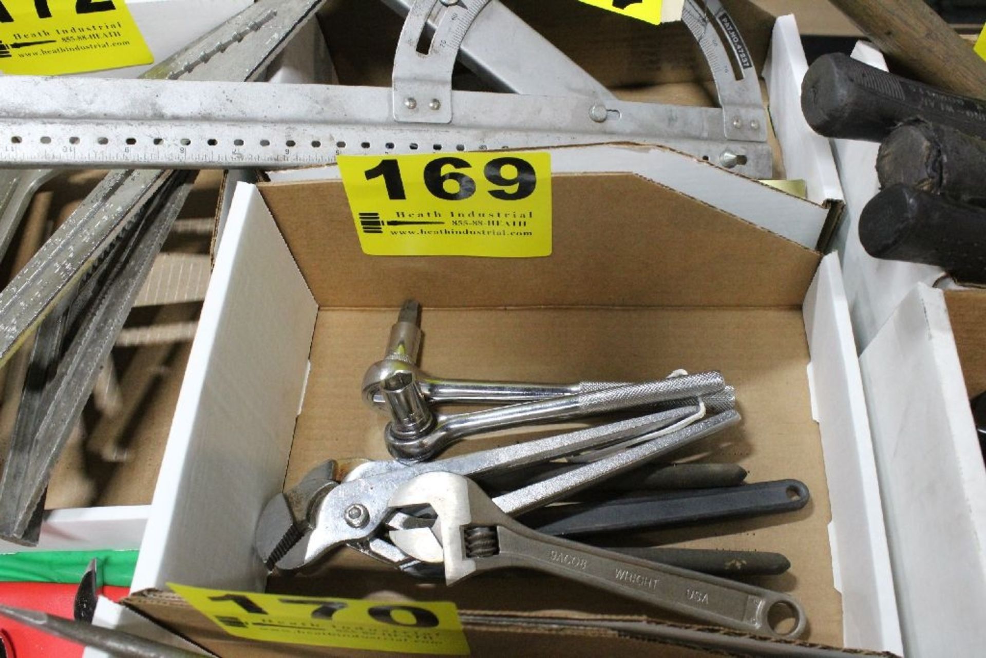 ASSORTED SOCKET WRENCHS, PLIERS, AND WRENCHES