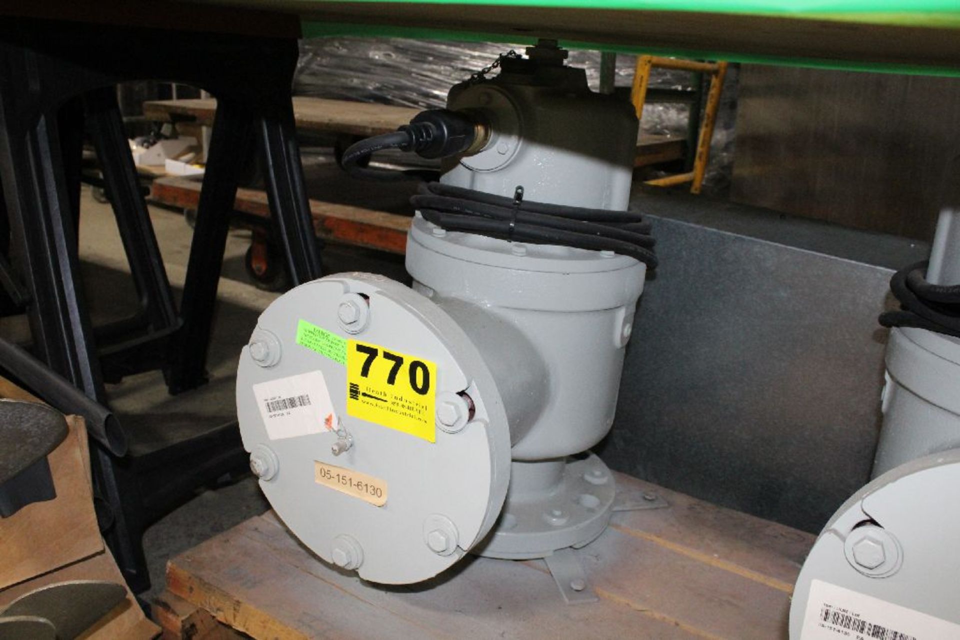 CARDINAL HARLEY TECSONICS MODEL HBC-MC5-6X6-TECS PUMP WITH MOTOR, 5.5HP, 1,750 RPM, 3-PHASE 208/