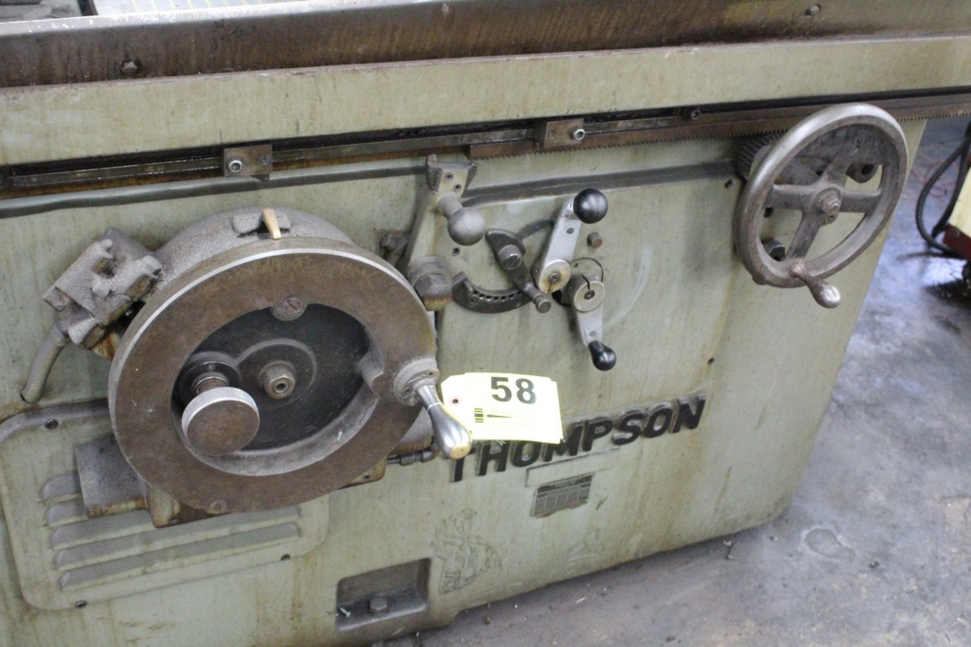 THOMPSON 12”X24” HYDRAULIC SURFACE GRINDER, S/N B513003, ELECTROMAGNETIC CHUCK WITH HOLDING CHUCK - Image 5 of 5