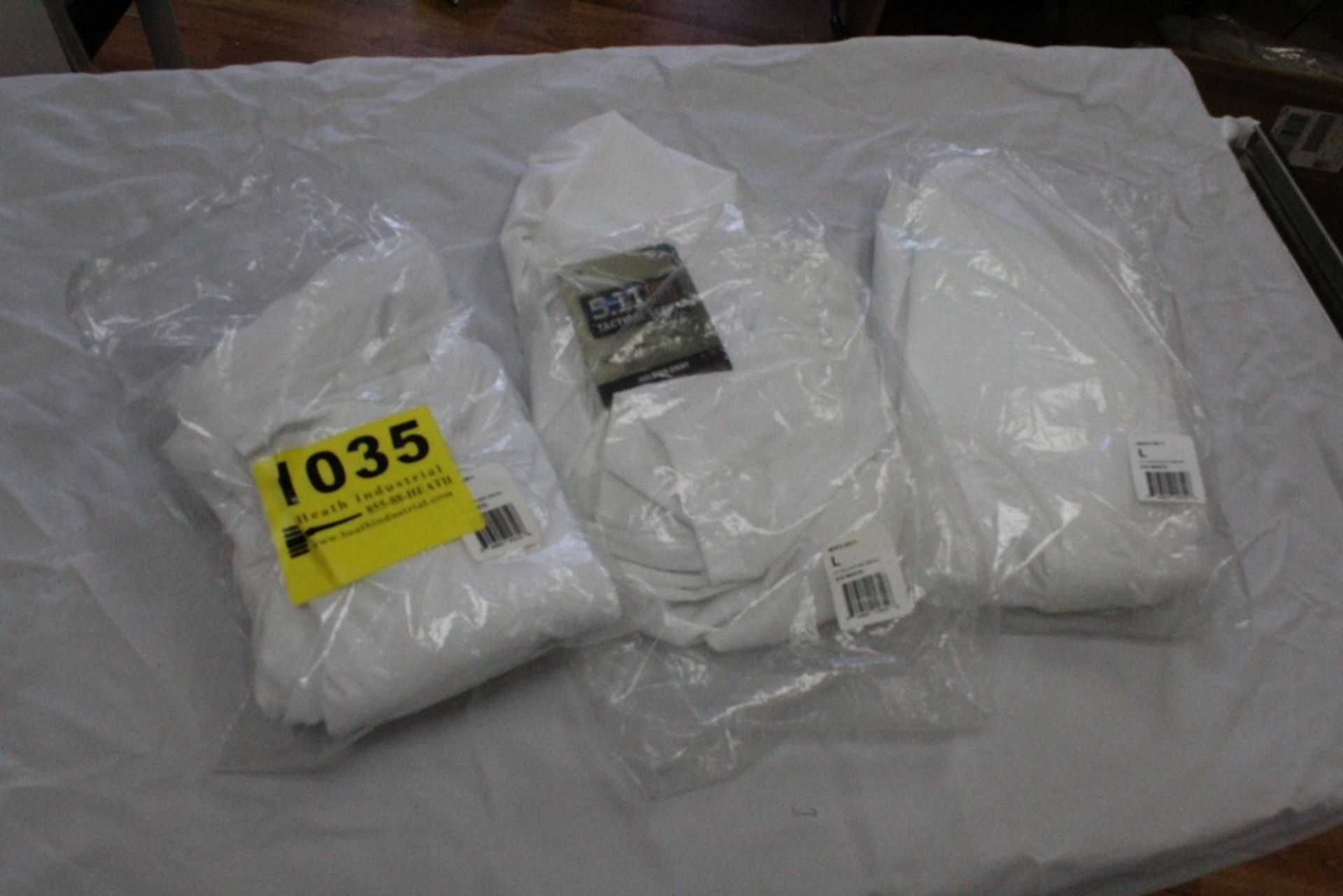 (3) 5.11 TACTICAL WHITE HOLSTER SHIRTS, LARGE