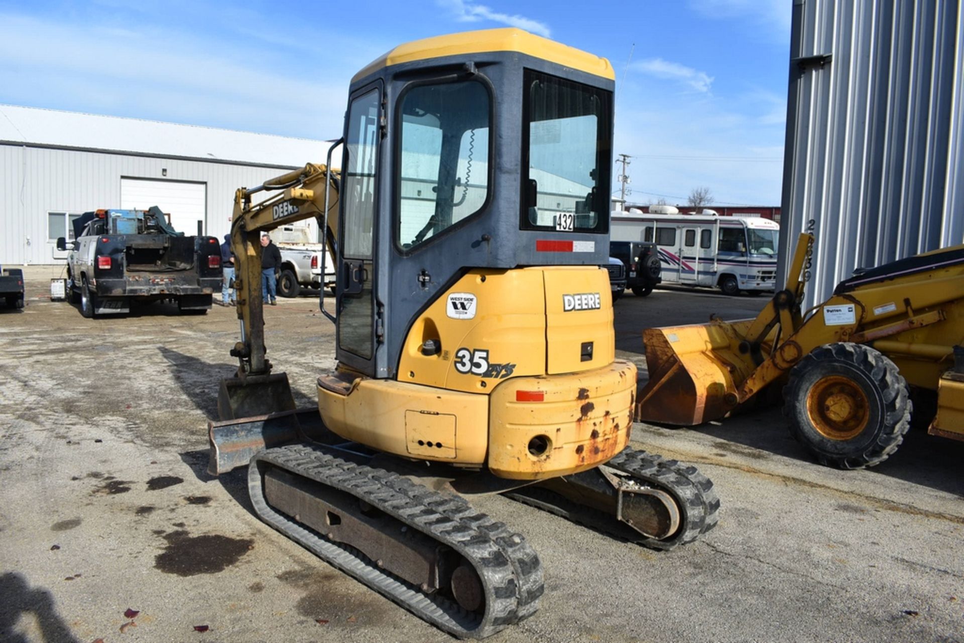 John Deere 35ZTS Mini Excavator S/N: FF035ZX230321 (2000) 24" Digging Bucket, 4' (est) Stick, - Bild 17 aus 27