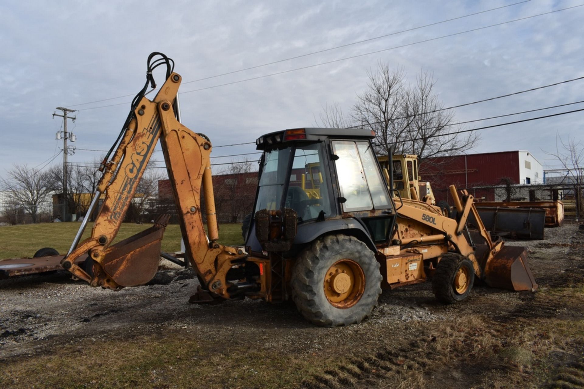 Case 580L 4X4 Loader Backhoe S/N: JJG0245440, Bucket, Cab, Extend-A-Hoe w/18" Digging Bucket. 4, - Bild 3 aus 17