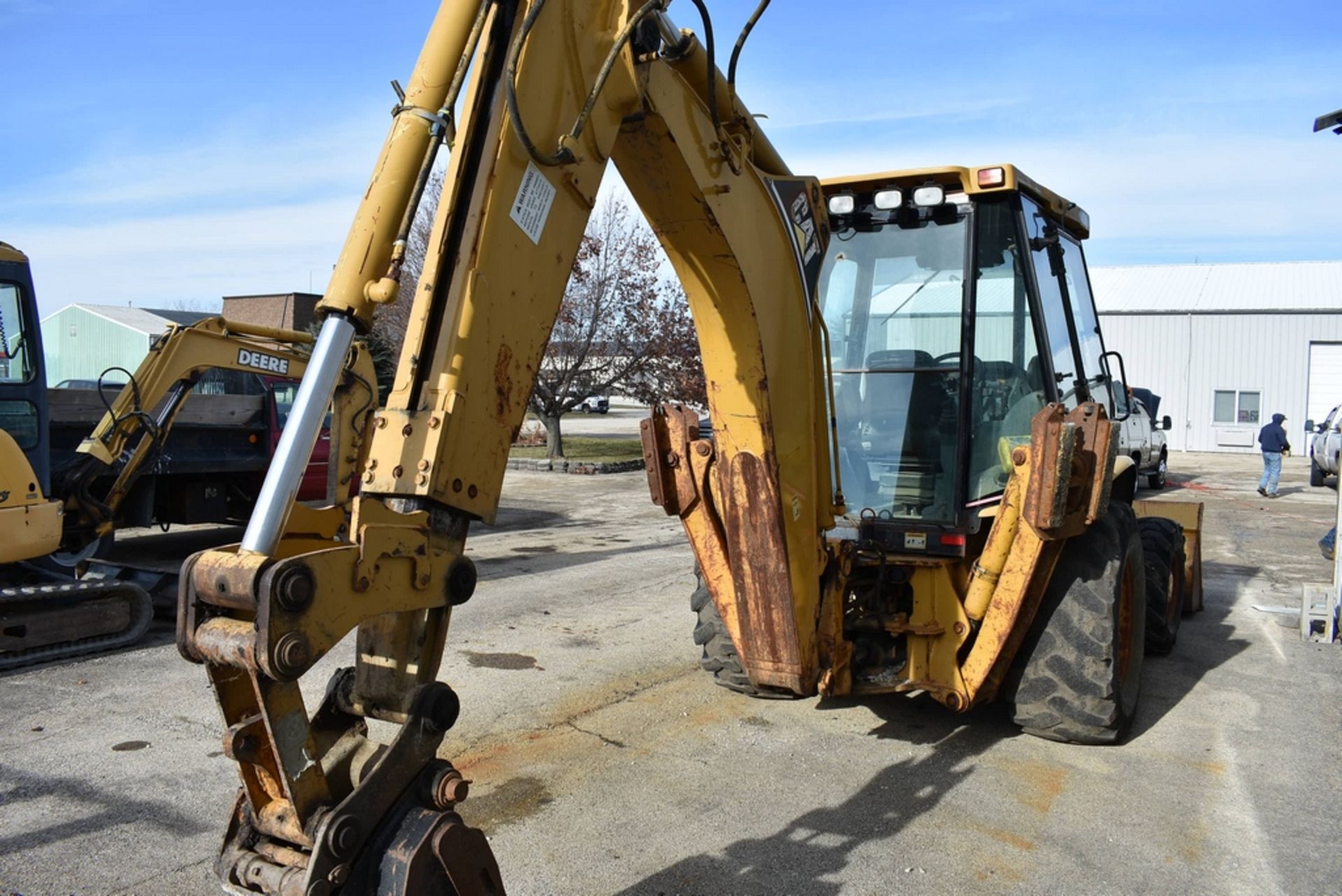 Caterpillar 420D 4X4 Loader Backhoe S/N: CAT0420DVFDP04837, Bucket, Cab, Extend-A-Hoe w/23" Q/C - Bild 22 aus 29