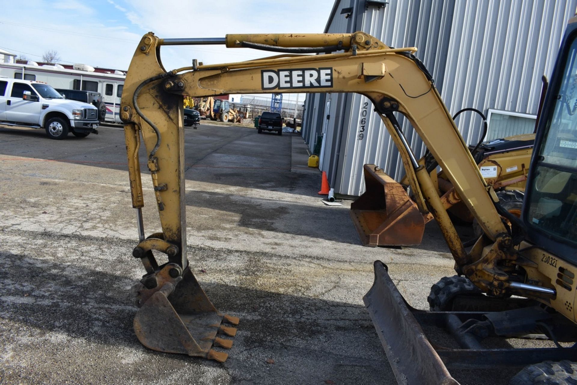 John Deere 35ZTS Mini Excavator S/N: FF035ZX230321 (2000) 24" Digging Bucket, 4' (est) Stick, - Bild 13 aus 27