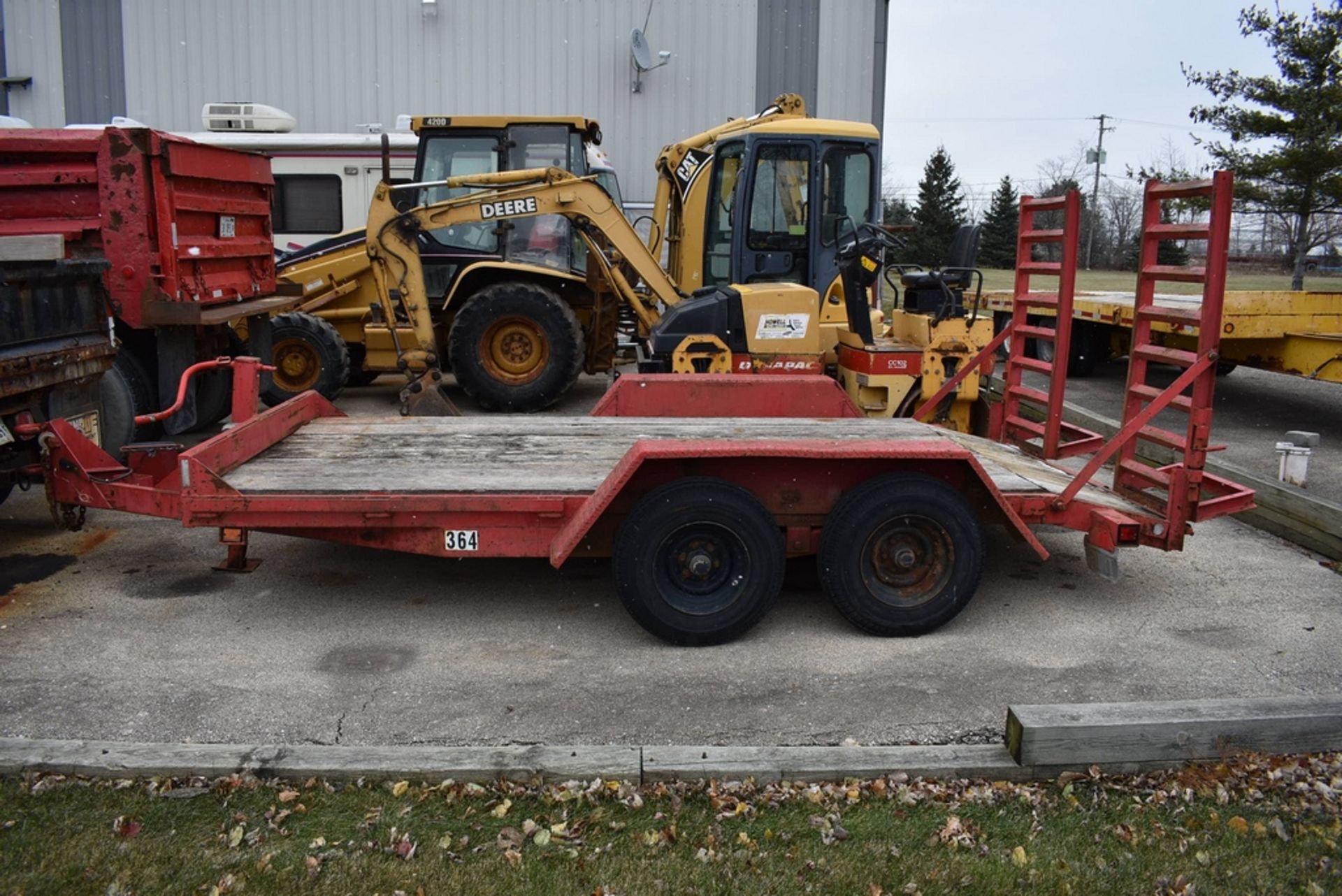 Beaver Creek 102"x 18' T/A Equipment Trailer Vin: 1B9FS1428XM202066 (1999) 12' Wood Deck, 2' Wood - Bild 7 aus 10