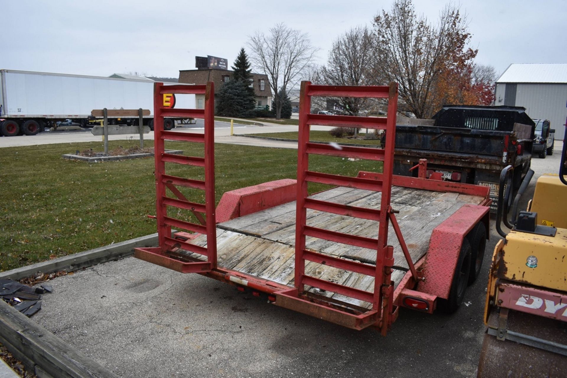 Beaver Creek 102"x 18' T/A Equipment Trailer Vin: 1B9FS1428XM202066 (1999) 12' Wood Deck, 2' Wood - Bild 4 aus 10