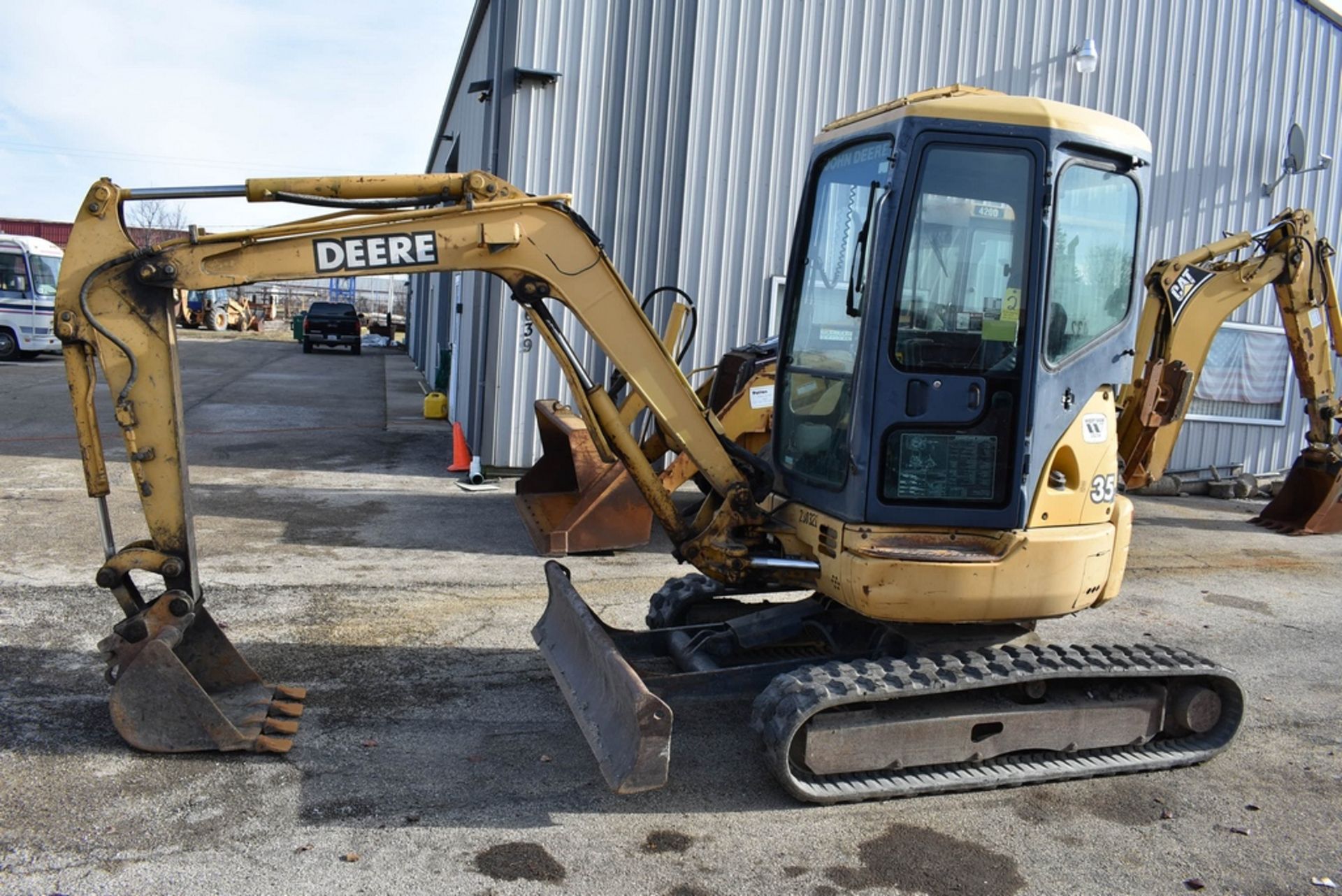 John Deere 35ZTS Mini Excavator S/N: FF035ZX230321 (2000) 24" Digging Bucket, 4' (est) Stick, - Bild 12 aus 27