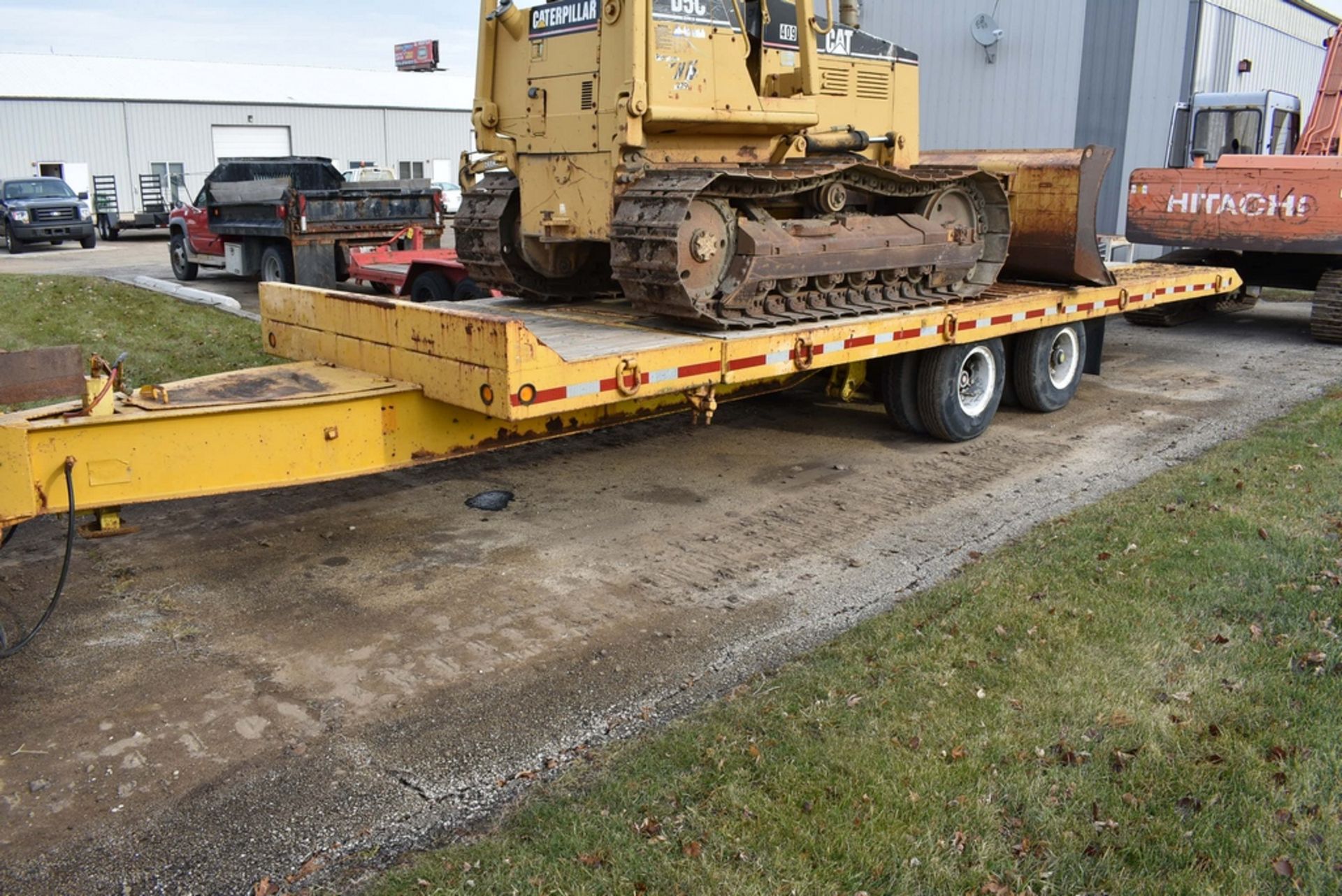 Home Made 96"x 34' T/A Tilt Bed Trailer Vin: TD77429 (1991) 24' Wood Tilt Deck, 4' Front Deck, - Image 14 of 15