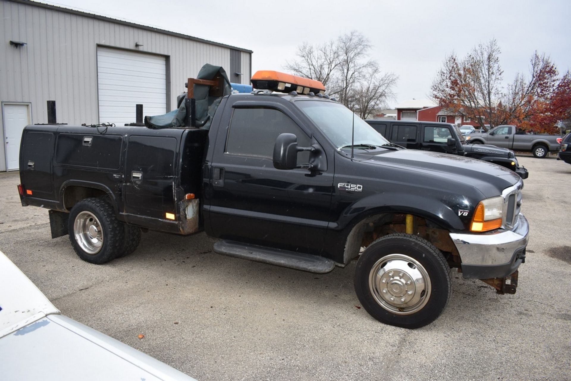 Ford F450 XLT Super Duty 4x4 Utility Truck Vin: 1FDXF47F6XEB98770 (1999) V8 Diesel, A/T, Reading - Bild 6 aus 15