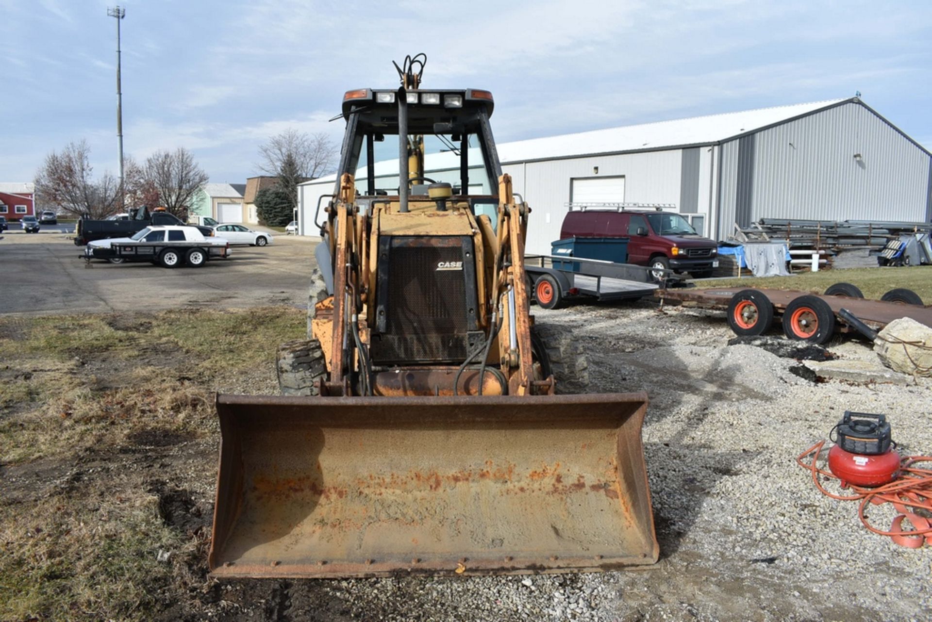 Case 580L 4X4 Loader Backhoe S/N: JJG0245440, Bucket, Cab, Extend-A-Hoe w/18" Digging Bucket. 4, - Bild 5 aus 17