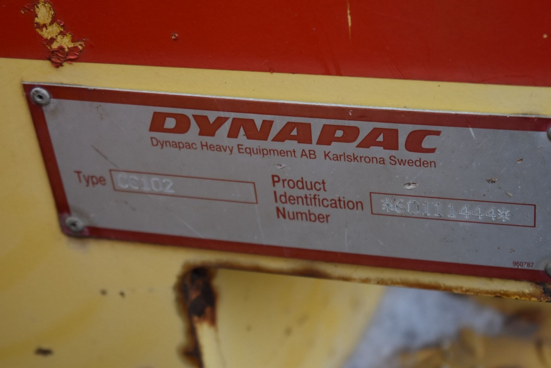 Dynapac 42" CC102 10 Series Tandum Vibratory Smooth Drum Roller S/N: 60111444, 42" Drums, Deutz F2L, - Image 4 of 21