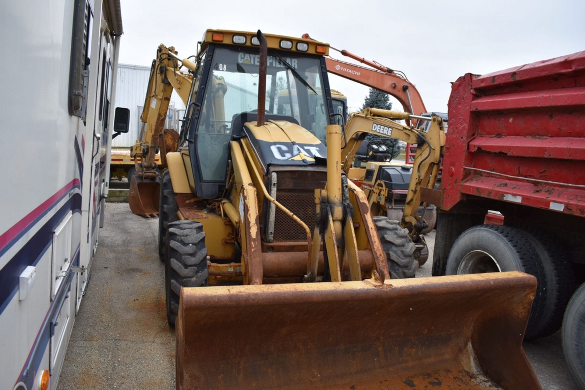 Caterpillar 420D 4X4 Loader Backhoe S/N: CAT0420DVFDP04837, Bucket, Cab, Extend-A-Hoe w/23" Q/C - Image 2 of 29