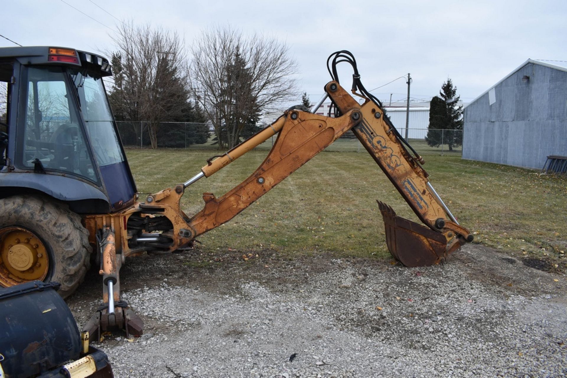 Case 580L 4X4 Loader Backhoe S/N: JJG0245440, Bucket, Cab, Extend-A-Hoe w/18" Digging Bucket. 4, - Bild 6 aus 17