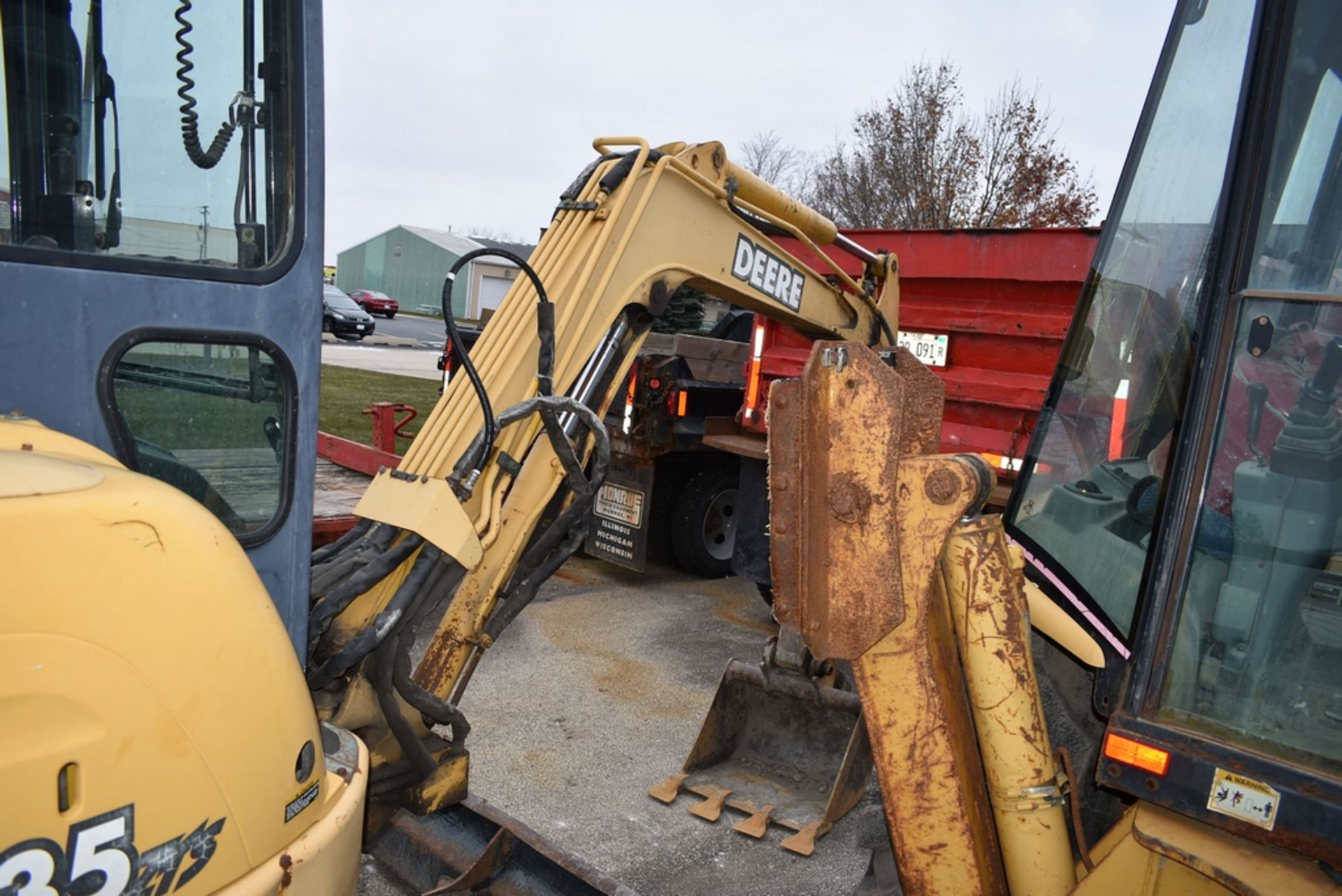 John Deere 35ZTS Mini Excavator S/N: FF035ZX230321 (2000) 24" Digging Bucket, 4' (est) Stick, - Bild 9 aus 27