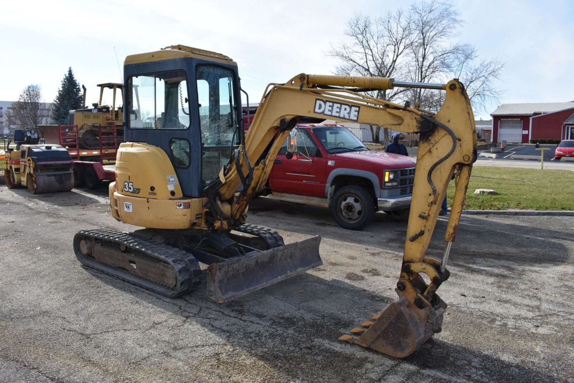 John Deere 35ZTS Mini Excavator S/N: FF035ZX230321 (2000) 24" Digging Bucket, 4' (est) Stick, - Bild 24 aus 27