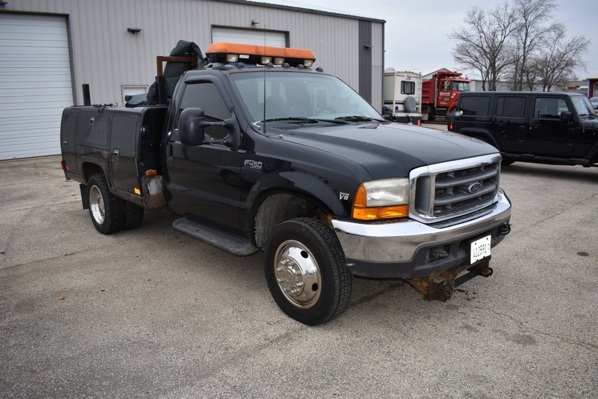 Ford F450 XLT Super Duty 4x4 Utility Truck Vin: 1FDXF47F6XEB98770 (1999) V8 Diesel, A/T, Reading - Bild 7 aus 15