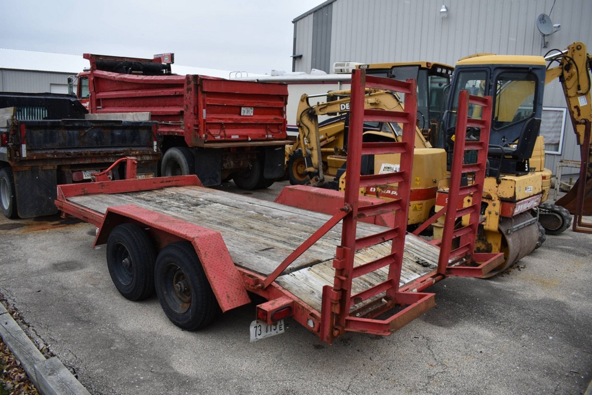 Beaver Creek 102"x 18' T/A Equipment Trailer Vin: 1B9FS1428XM202066 (1999) 12' Wood Deck, 2' Wood - Bild 6 aus 10