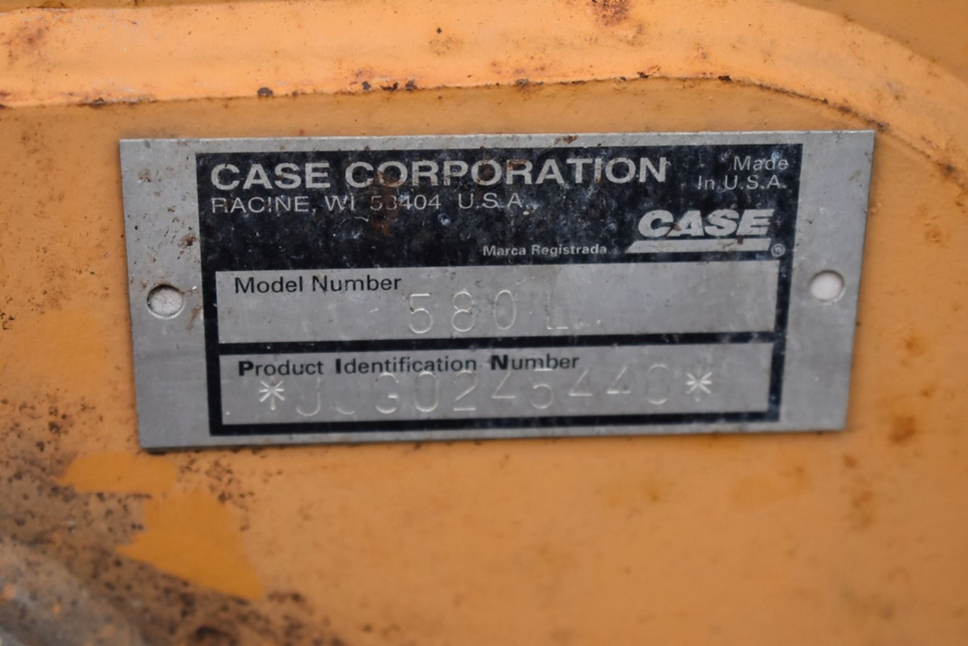 Case 580L 4X4 Loader Backhoe S/N: JJG0245440, Bucket, Cab, Extend-A-Hoe w/18" Digging Bucket. 4, - Bild 16 aus 17