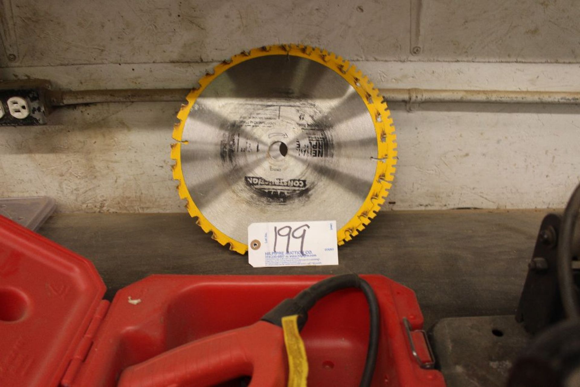 Diamond saw blade.