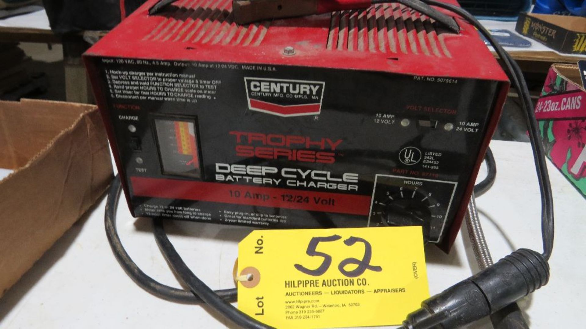 Deep cycle battery charger.