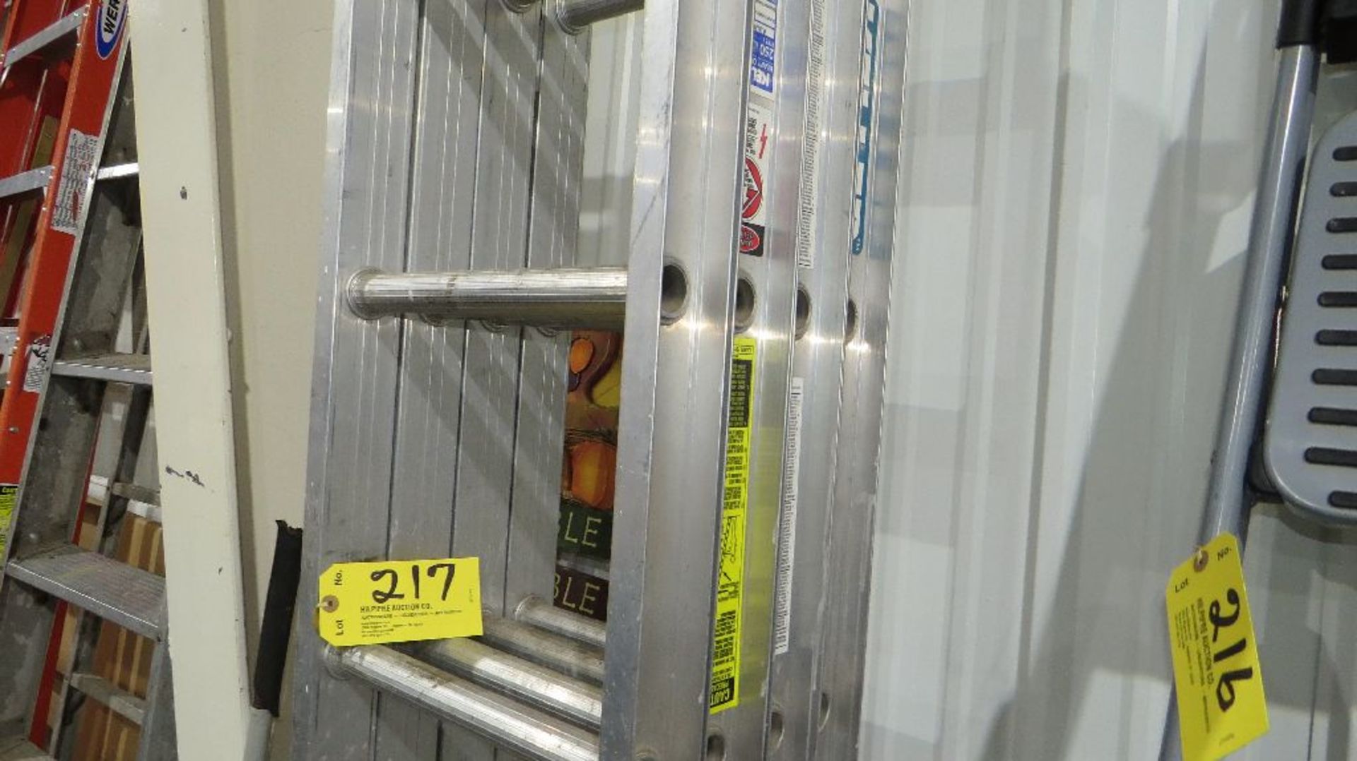 Keller aluminum 16' folding ladder.