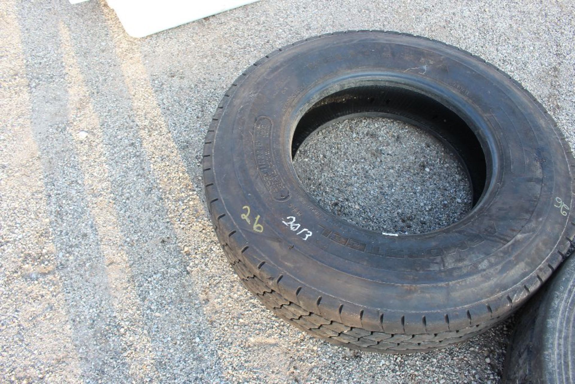 Kelly 11R22.5 tractor tire.
