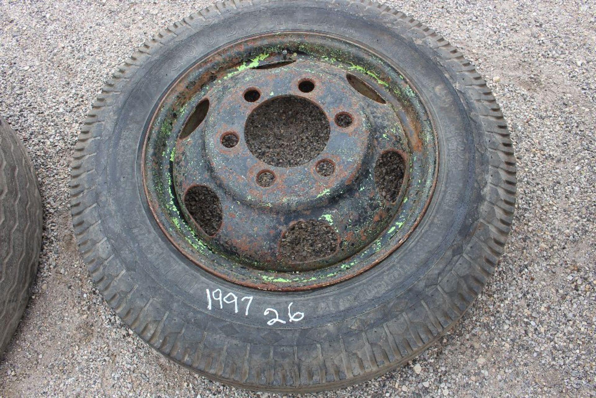 Goodyear tire with rim, 8-22.5. - Image 2 of 2