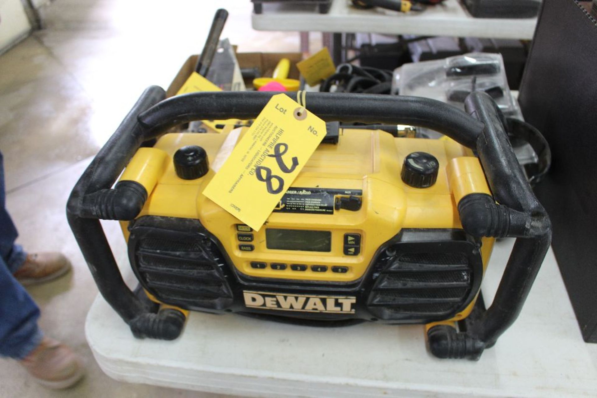 DeWalt radio.