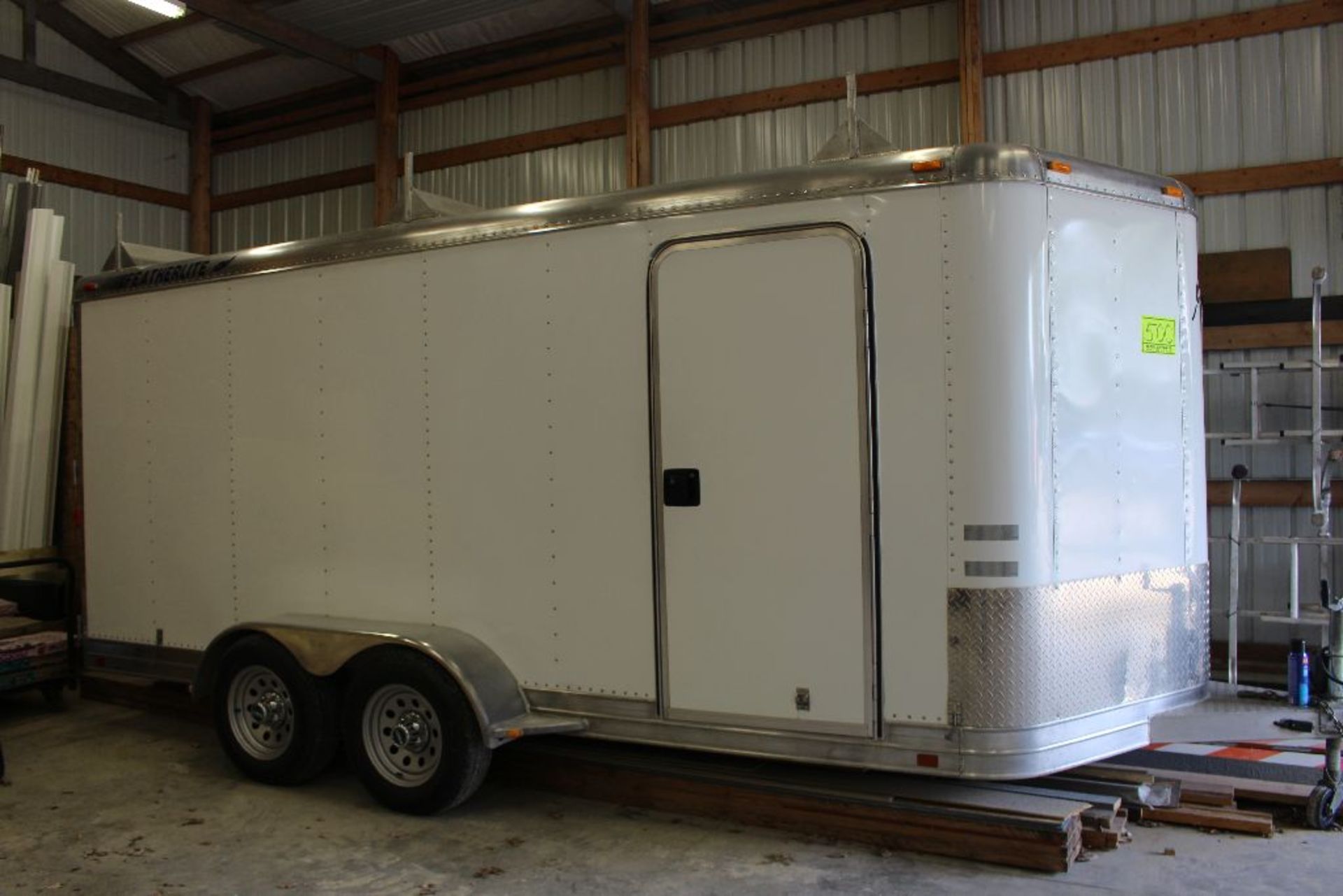 2001 Featherlite trailer, vin 4FGL0162410041182. - Image 2 of 2