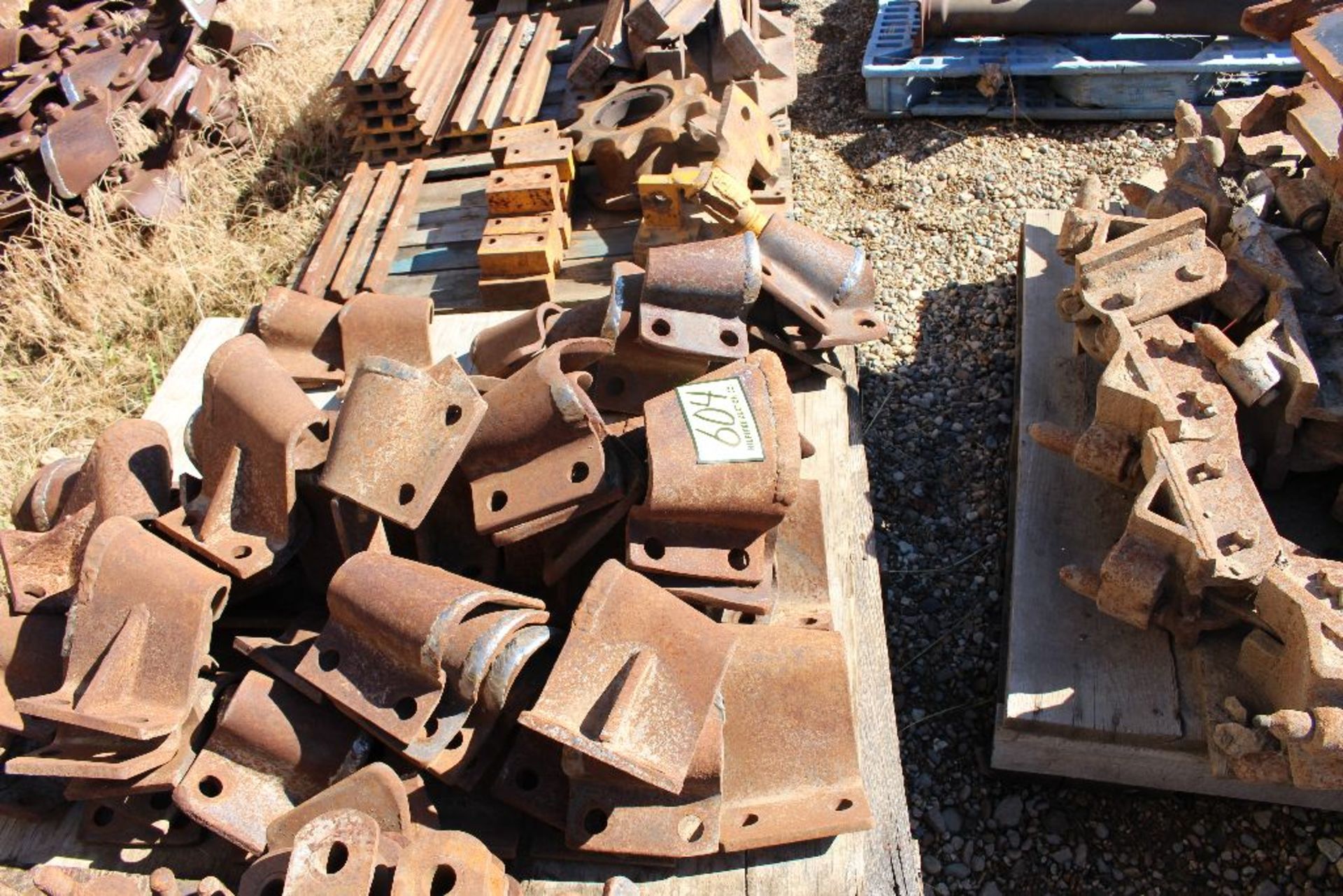 Pallet of old cutters.